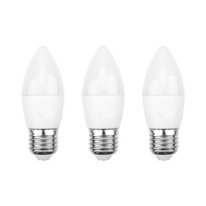 Лампа светодиодная Свеча CN 7.5 Вт E27 713 Лм 2700 K теплый свет (3 шт./уп.) 604-020-3