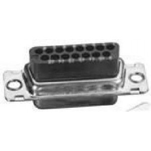 L177RRE09S, Стандартные соединители D-Sub  9P FEMALE TYPE REAR CRIMP CONTACTS