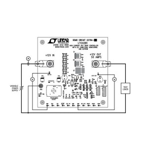 DC2278A-B, Средства разработки интегральных схем (ИС) управления питанием LTC4281 Demo Board with Programming Sock