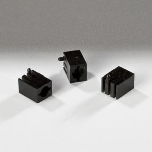 H-180C-LP, Оборудование для монтажа светодиодов LED Holder 5mm Single Level Black
