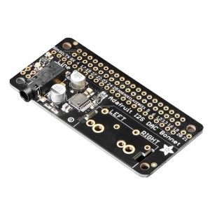 4037, Средства разработки интегральных схем (ИС) аудиоконтроллеров  Adafruit I2S Audio Bonnet for Raspberry Pi - UDA1334A