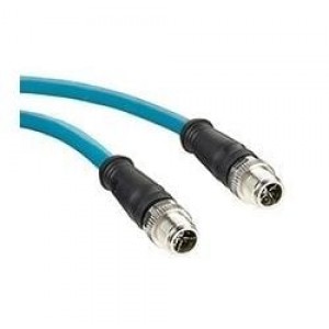 120341-0304, Кабели Ethernet / Сетевые кабели M12 CAT6A DE CRDST BLU 8P MtoM 26AWG 4M