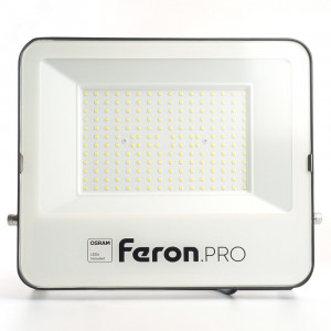 Прожектор светодиодный ДО-150w 6400К 15000Лм IP65 черный Feron.PRO 41542