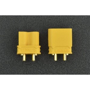 FIT0586, Принадлежности DFRobot High Quality Gold Plated XT30 Male &amp;Female Bullet Connector