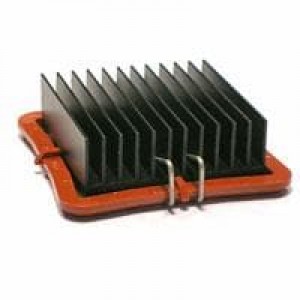 ATS-53375K-C1-R0, Радиаторы maxiGRIP BGA Heatsink with Attachment, High Performance, Straight Fin, Low Profile, Black-Anodized, T766, 37.5x37.5x14.5mm