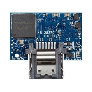 APSDM001GB2AN-CT, Твердотельные накопители (SSD) SATA3 Disk Module 7-Pin/180 Degree SLC LP with Housing 1G