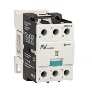 Контактор КМЭ 32А 400В АС AVERES ctr-s-32-00-400-av