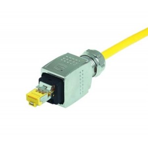 09352250401, Модульные соединители / соединители Ethernet HAN PP RJ45 10G MET CBL PLUG