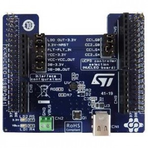 X-NUCLEO-USBPDM1, Средства разработки интерфейсов USB Type-C Power Delivery SINK expansion board based on TCPP01-M12 for STM32 Nucleo