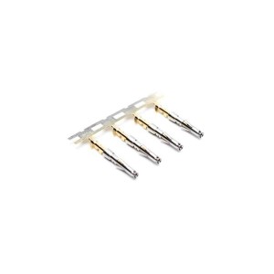 SS24W2F, Стандартные цилиндрические контакты Socket Contact, Stamped, Size 20, Gold Flash over Nickel, Wire Range .14-.25mm , 26-24 AWG, with 3 Tangs