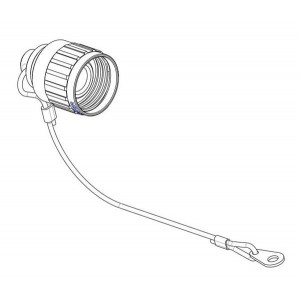 BERC10PLY, Стандартный цилиндрический соединитель Pressure Sealing Cap RCPT SZ 10 with cord