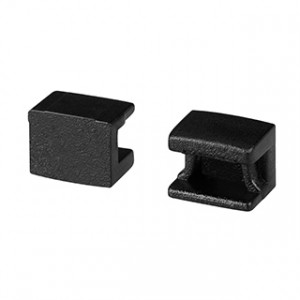 PLINTUS-FANTOM-BENT BLACK глухая, Пара глухих заглушек черного цвета для профиля PLINTUS-FANTOM-BENT при использовании силиконового экрана. Пластик, цвет - черный. В комплекте две заглушки. Цена за комплект.