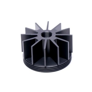 ATSEU-077C-C2-R0, Heat Sinks STAR LED Heatsink, 45mm dia., 18mm, Black, Baseplate Hardware