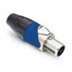 SP-4-FNS, Акустические разъемы 4P Cable Conn Solder Blue/Nickel Metal