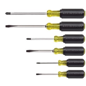 85074, Отвертки, гаечные ключи и гайковерты со сменными головками Screwdriver Set, Slotted and Phillips, 6-Piece