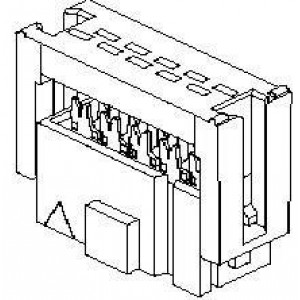 90635-1642, Проводные клеммы и зажимы 1.27mm QF50 Rec Vt P rLd Polz .76Au 64Ckt