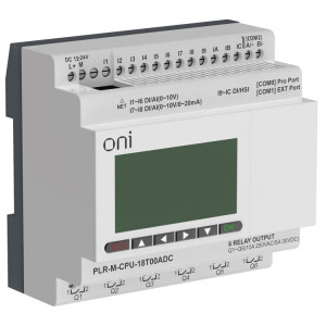 Микро ПЛК PLR-M. CPU DI12/DO06(T) 24В DC нМ PLR-M-CPU-18T00ADC