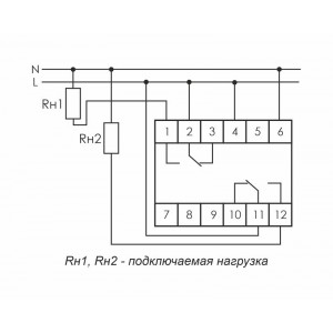 Реле времени PCU-507 2х8А 230В 2п IP20 многофункц. 2 независимых времен. 1 мод. монтаж на DIN-рейке F&F EA02.001.022