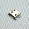 microUSB 7BF в разрез платы