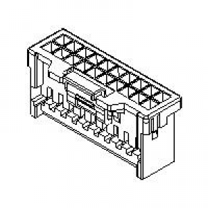 501646-1200, Проводные клеммы и зажимы IGRID 12P RECPT HSG DUL ROW POS LOK