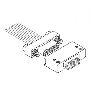 NK-1D2-021-225-TH00, Прямоугольные соединители стандарта Mil CONNECTOR, NANO