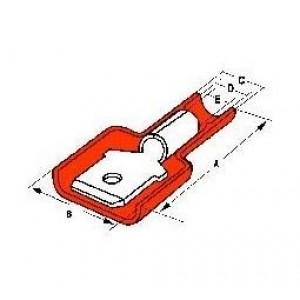 19004-0001, Клеммы INSULATED COUPLER 18-22 AWG male