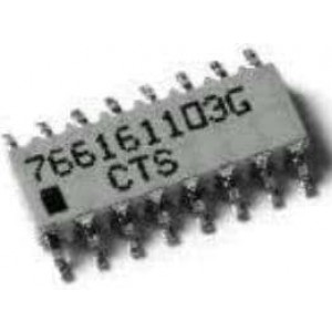 766145191APTR13, Резисторные сборки и массивы 330/470 Ohm 2% 100V 14 pin Dual Term