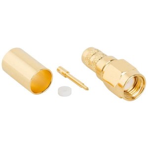 132231, РЧ соединители / Коаксиальные соединители SMA ST PLUG 8X/ LMR 240 GOLD