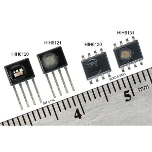 HIH6121-021-001S, Датчики влажности для монтажа на плате I2C,+/-5%RH,SIP 4 5pcs on Tape