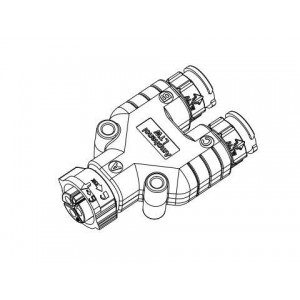 AB-CC-030303-FMM-YQ001, РЧ адаптеры - Т-образные X-LOK T-ADAPT C SIZE 3P FMM 20A