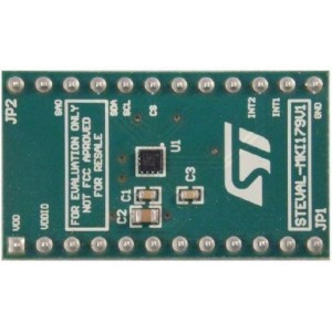 STEVAL-MKI179V1, Инструменты разработки датчика ускорения LIS2DW12 adapter board for a standard DIL 24 socket