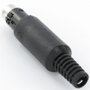 KMDAX-8P, DIN Connectors MINI-DIN ASSEMBLY 8 PIN PLUG