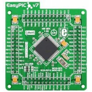 MIKROE-1207, Дочерние и отладочные платы EasyPIC FUSIONv7 MCU dsPIC33EP512MU810