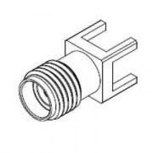 73251-3140, РЧ соединители / Коаксиальные соединители 50 OHMS SMA(J) VERT PCB REC.