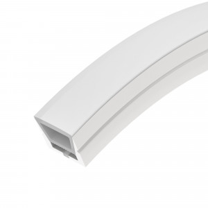 Силиконовый профиль WPH-FLEX-1616-TOP-S11-5m WHITE 040270, Цельнолитой силиконовый гибкий профиль, белый матовый. Габаритные размеры 5000х16х16 мм. Вертикальный изгиб TOP, минимальный радиус изгиба 60 мм. Для установки во влажных помещениях необходима герметизация при помощи двухкомпонентного эпоксидного герметик