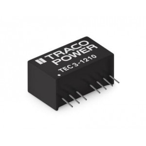 TEC 3-4821, Преобразователи постоянного тока в постоянный с изоляцией 3W 36-75Vin +/-5V +/-300mA SIP Iso Reg