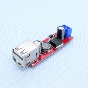 i04-DC-DC вх.6-40В; вых. 2*5В 3А, 2*USB, понижающий преобразователь