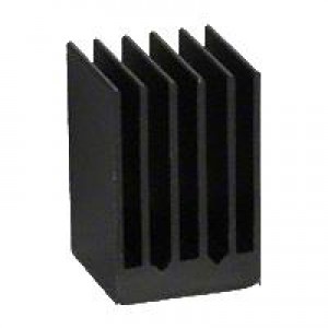 ATS-54170W-C1-R0, Радиаторы BGA Heatsink, High Performance, Double-Sided Thermal Tape, Black-Anodized, 17x17x24.5mm