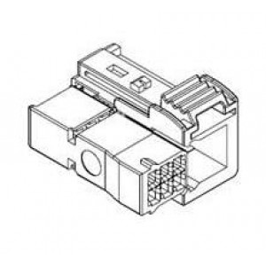 98298-0003, Автомобильные разъемы MOX Rcpt Hsg Wire Brk PBT Grn DR 3Ckt