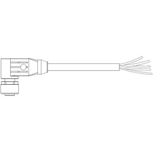 2273095-3, Кабели для датчиков / Кабели для приводов 8pos PUR 5.0m M12 agl sckt pig A