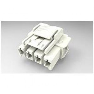 1-1971773-4, Проводные клеммы и зажимы 1 x 4 PBT-A Plug Hsg