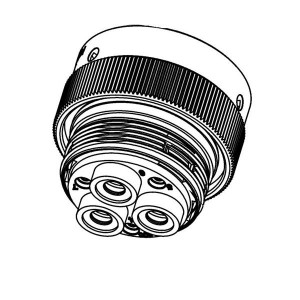 AHDM06-24-07SN-CL22, Стандартный цилиндрический соединитель 7 Position, Plug, So al Seal, Wide Thread