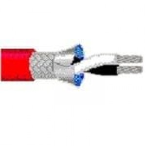 83702 002100, Многожильные кабели 16AWG 2C SHIELD 100ft SPOOL RED