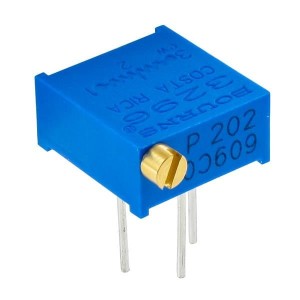 3296P-1-205LF, Подстроечные резисторы - сквозное отверстие 3/8