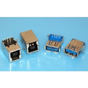 690-009-521-900, USB-коннекторы 3.0 Type B 15u