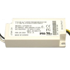 TLD1020-24, Блоки питания для светодиодов Switch Mode Power Supply, Encapsulated Constant Current, Input 90-264VAC, 47/63Hz, Output 24VDC, 0.830A, 20W