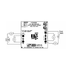 DC1023A, Средства разработки интегральных схем (ИС) управления питанием LT3505EDD Demo Board