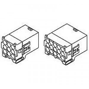 794195-1, Штыревые и гнездовые соединители CONN CAP 9 POS