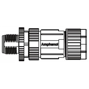 UMC-05BMMB-SL7001, Стандартный цилиндрический соединитель 5PIN A CODE