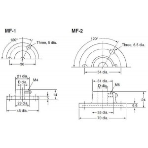 MF-2, Измерительное оборудование и принадлежности TEMPERATURE SENSOR